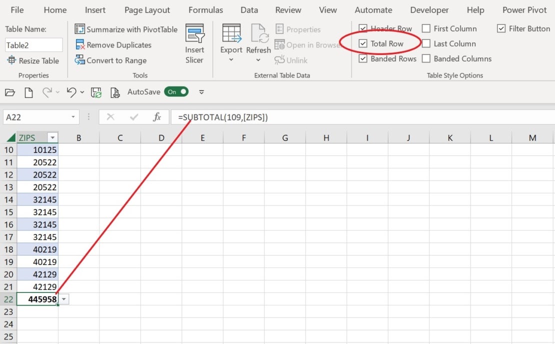 How to count items in an Excel list | TechRepublic