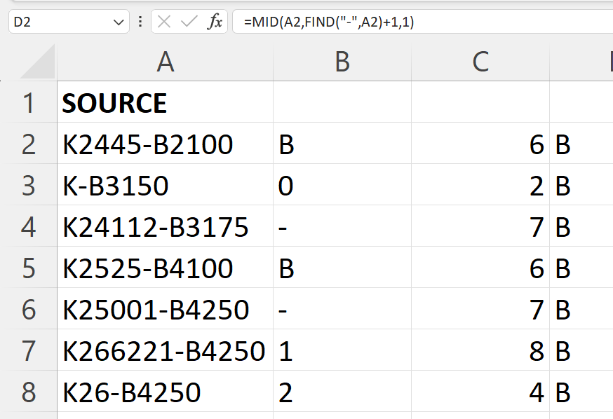 Excel combine function example.