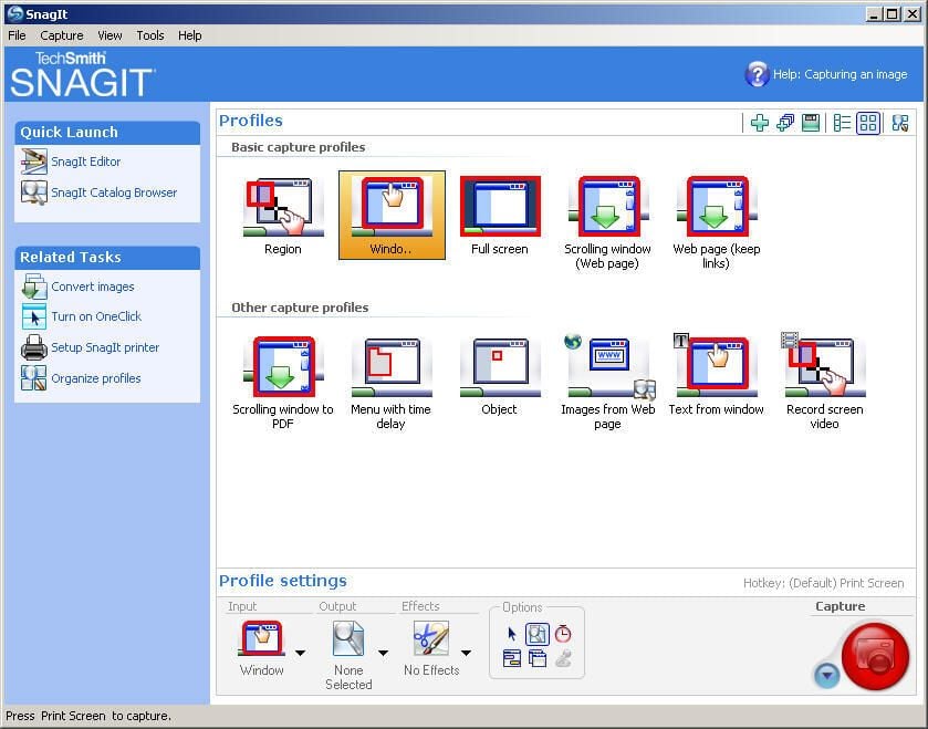 SnagIt 8 screenshots