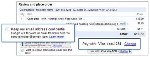 Images: Google Checkout