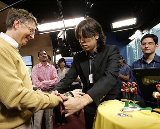 Photos: Gates and the vibrating wristband