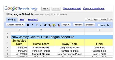 Images: Google’s Excel challenge