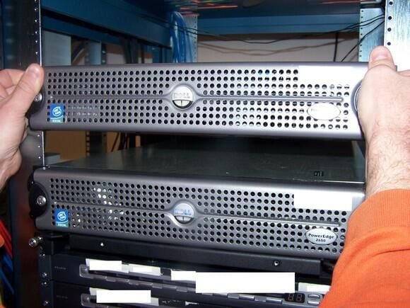 What not to do in a server room