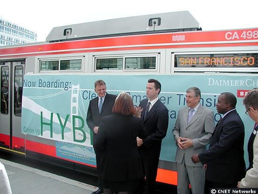 Photos: Green buses for San Francisco