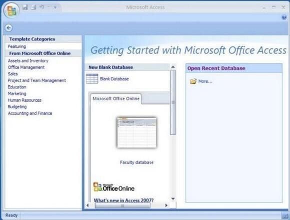 First look: Access 2007 Beta 2