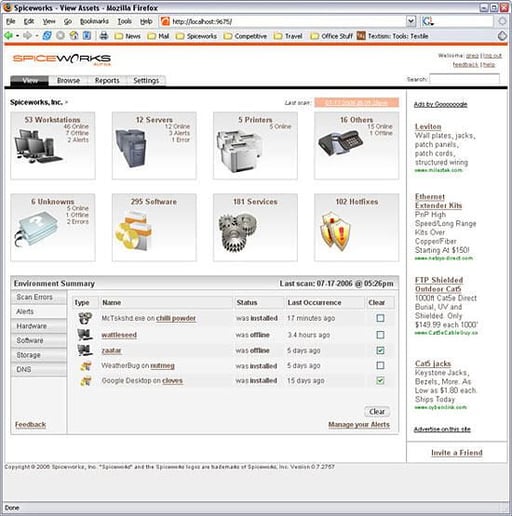 Ads on your desktop…at work?