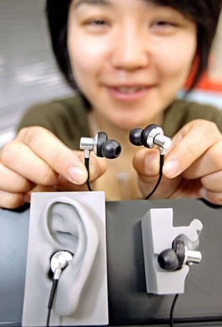 Photo: Little earphones, big sound