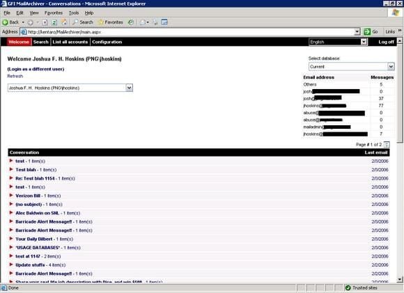 GFI MailArchiver for Exchange