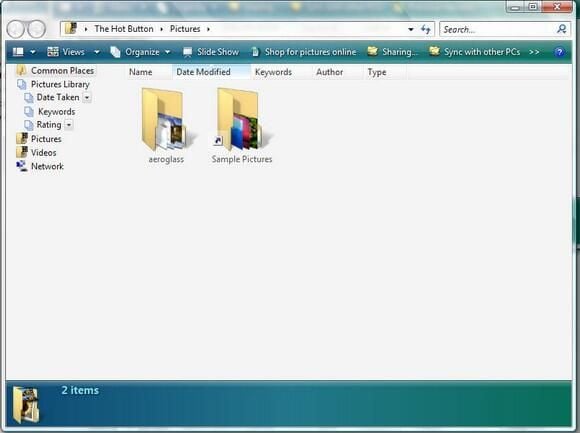 Images: Windows Vista Beta 5270 File management and File and Printer Sharing
