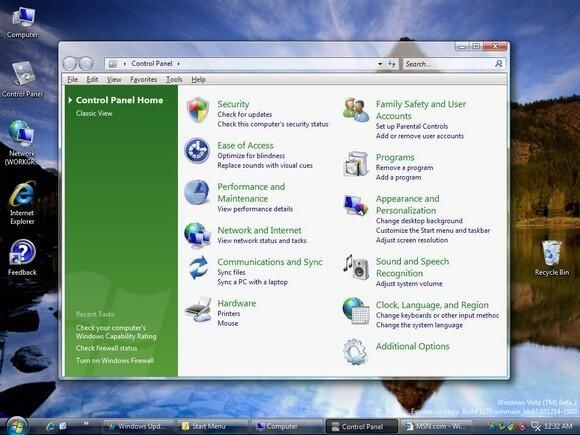 Images: Windows Vista Beta 5270 Security Features