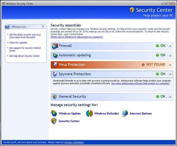 Images: Windows Defender Beta