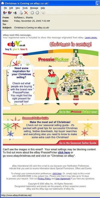 Images: Going phishing for the holidays