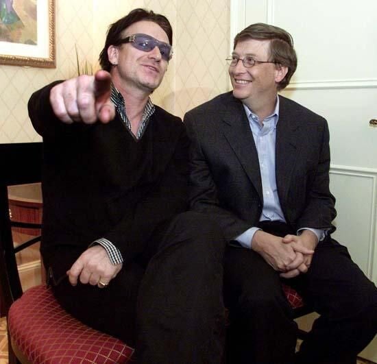 Bono's buddy Bill Gates