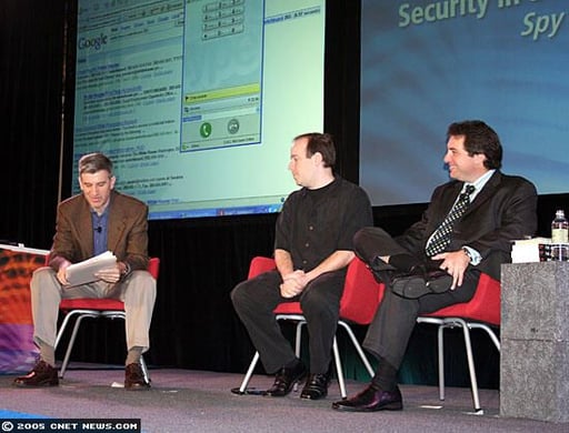 Photos: Mitnick on the job