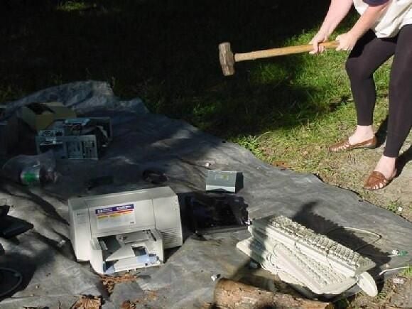 Computer demolition