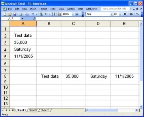Excel fill handle tricks