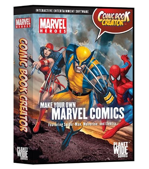 Packaging for Comic Book Creator's new Marvel Heroes edition