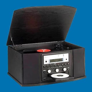 Photo: Converting vinyl into CDs