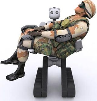 Photos: Robot rescuer for wounded soldiers