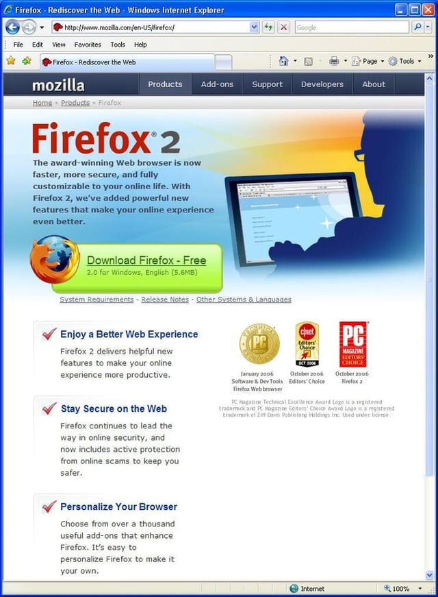 New features aplenty in Firefox 2.0