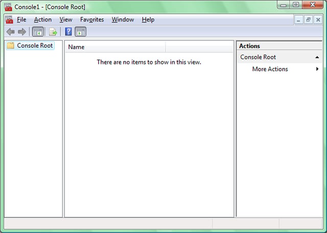 Taking a look around Windows Vista’s new Microsoft Management Console (MMC) tool