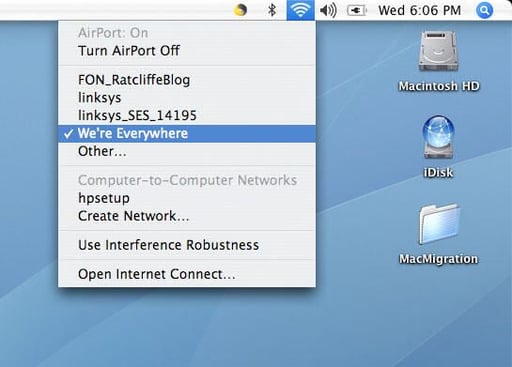 Mac and Vista wireless networking