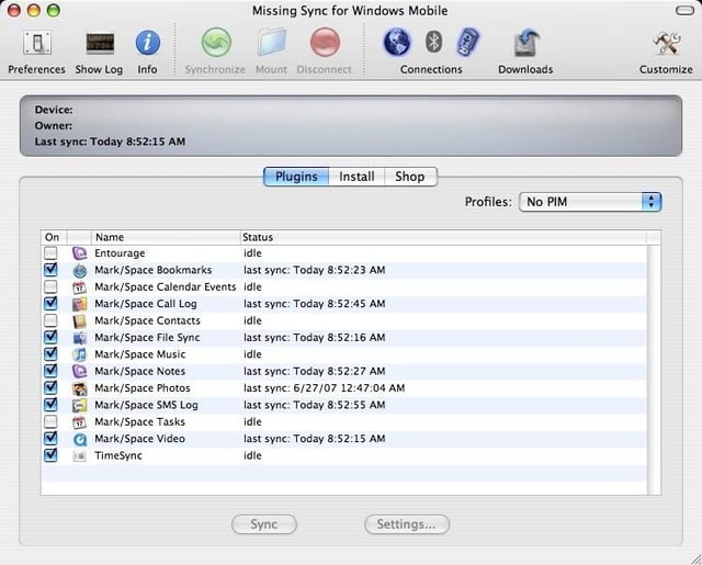 The Missing Sync for Windows Mobile 4.0