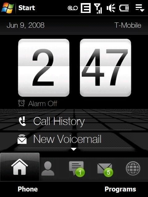 Image Gallery: HTC Touch Diamond screenshots