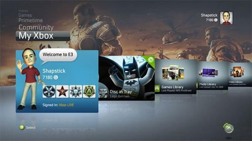 Gallery: New user interface for Xbox 360