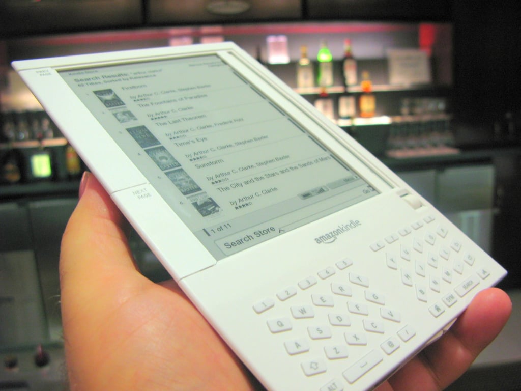 Amazon Kindle at the Continental President’s Club Lounge