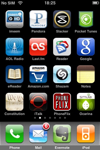 Image Gallery: imeem Mobile for the Apple iPhone