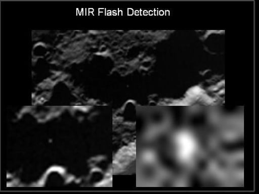 NASA spacecraft crashes into the moon