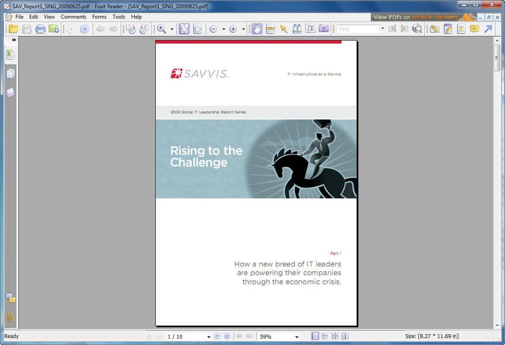 Spotlight: Foxit PDF Reader