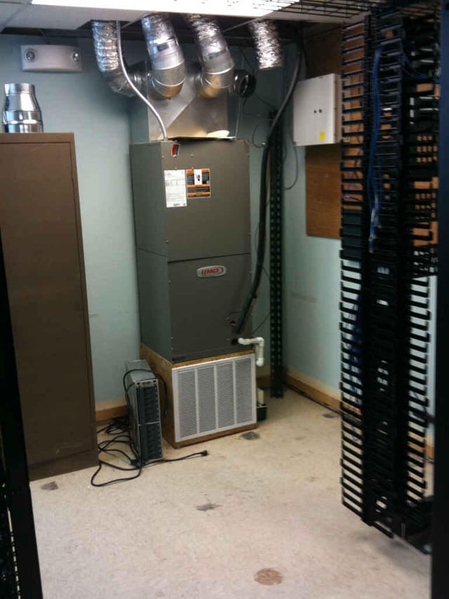 Server room makeover at Westminster College