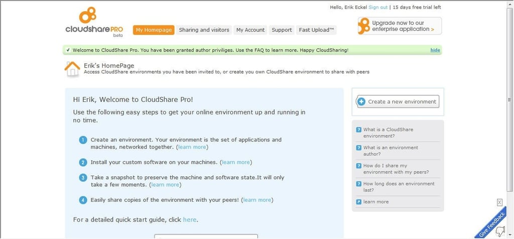Spotlight: CloudShare Pro
