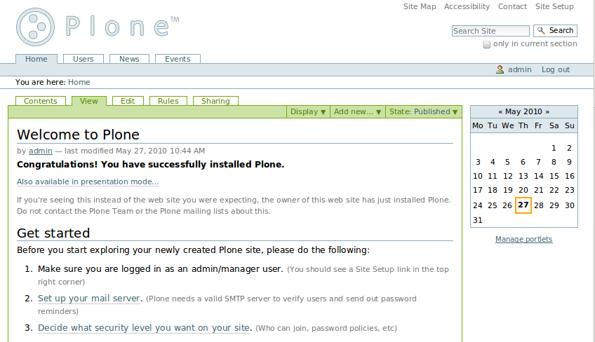 Spotlight: Plone content management system