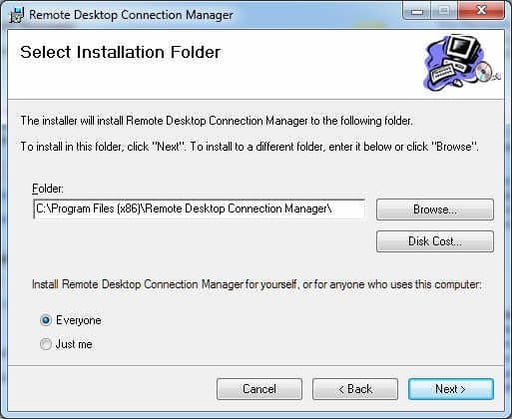 Configure Microsoft’s Remote Desktop Connection Manager