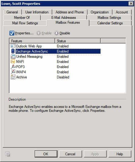 Use Exchange 2010 ActiveSync to limit mobile security issues