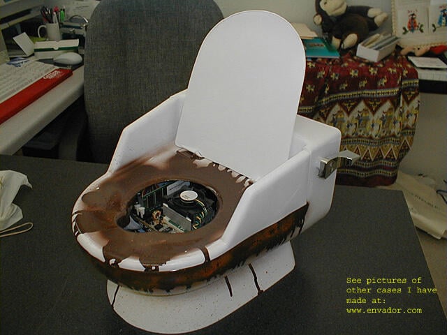 Toilet, Cyberpumpkin, and a host of creative PC mods
