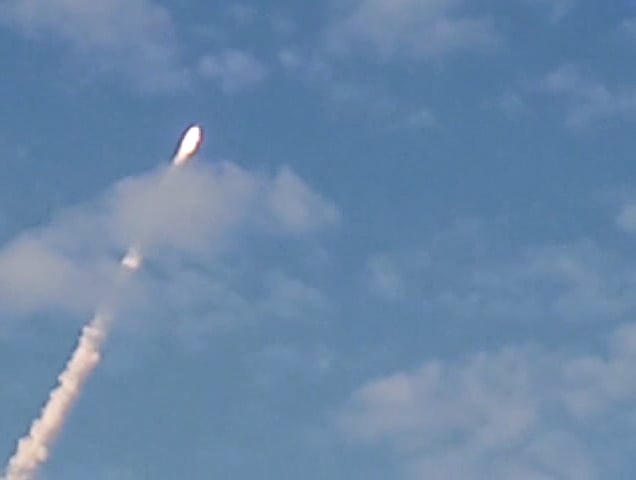 Final Discovery space shuttle launch