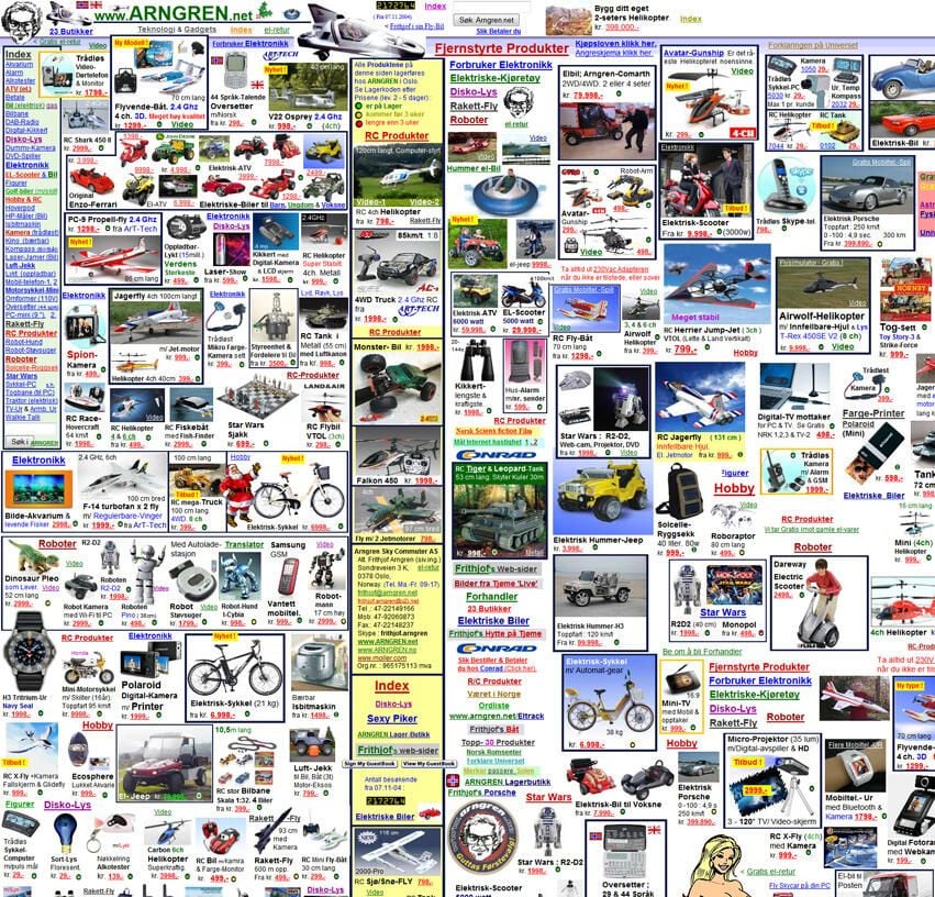 10 web design tragedies
