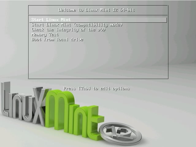 Mint Linux 12 Lisa