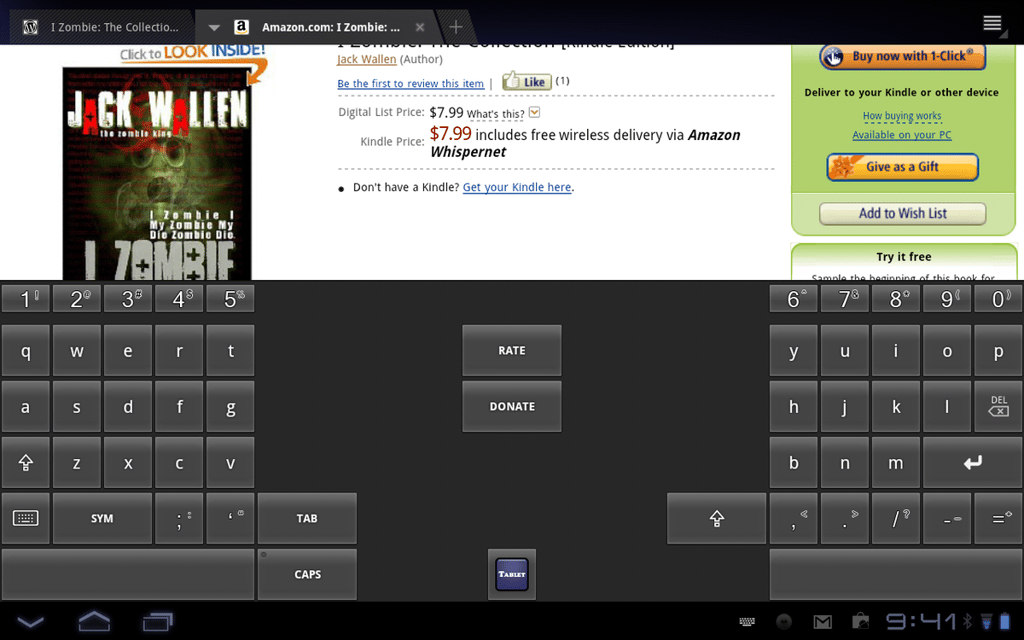 Tablet Keyboard Free