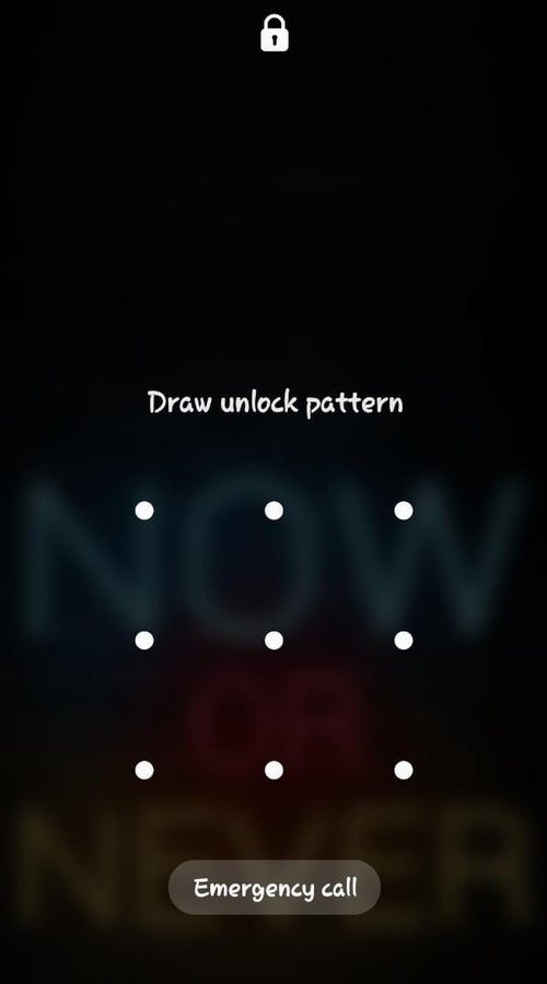 Android draw unlock pattern.