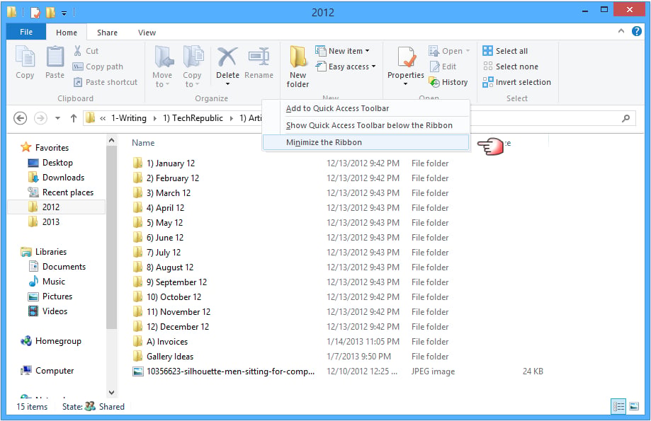 Slideshow: Even more new features of Windows 8 File Explorer