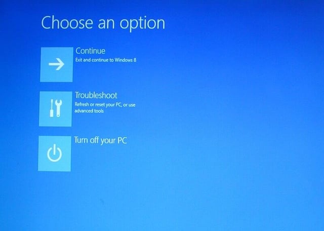 Screenshots: The Windows 8 Reset your PC feature