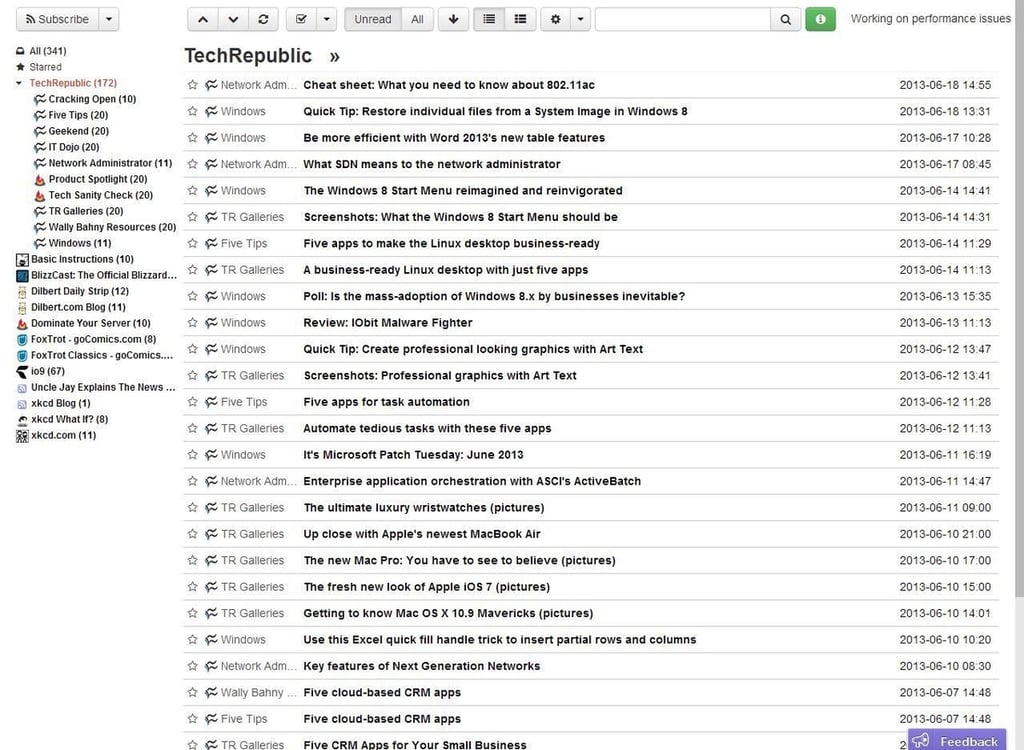 Replace Google Reader with one of these five apps