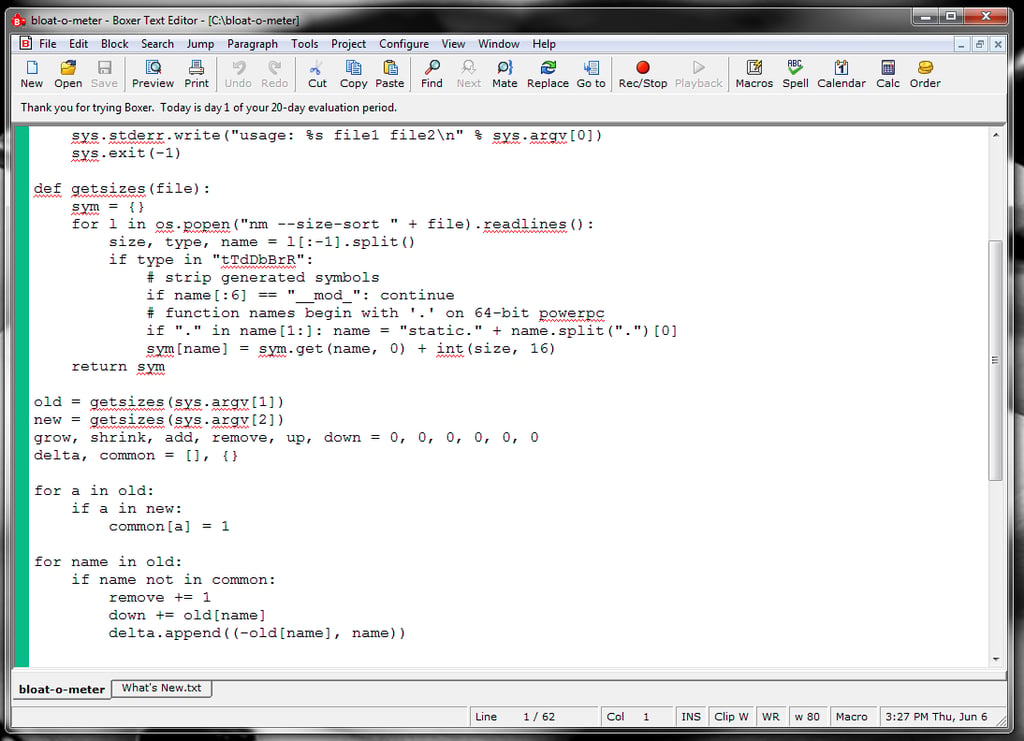 Five text editors designed for programming