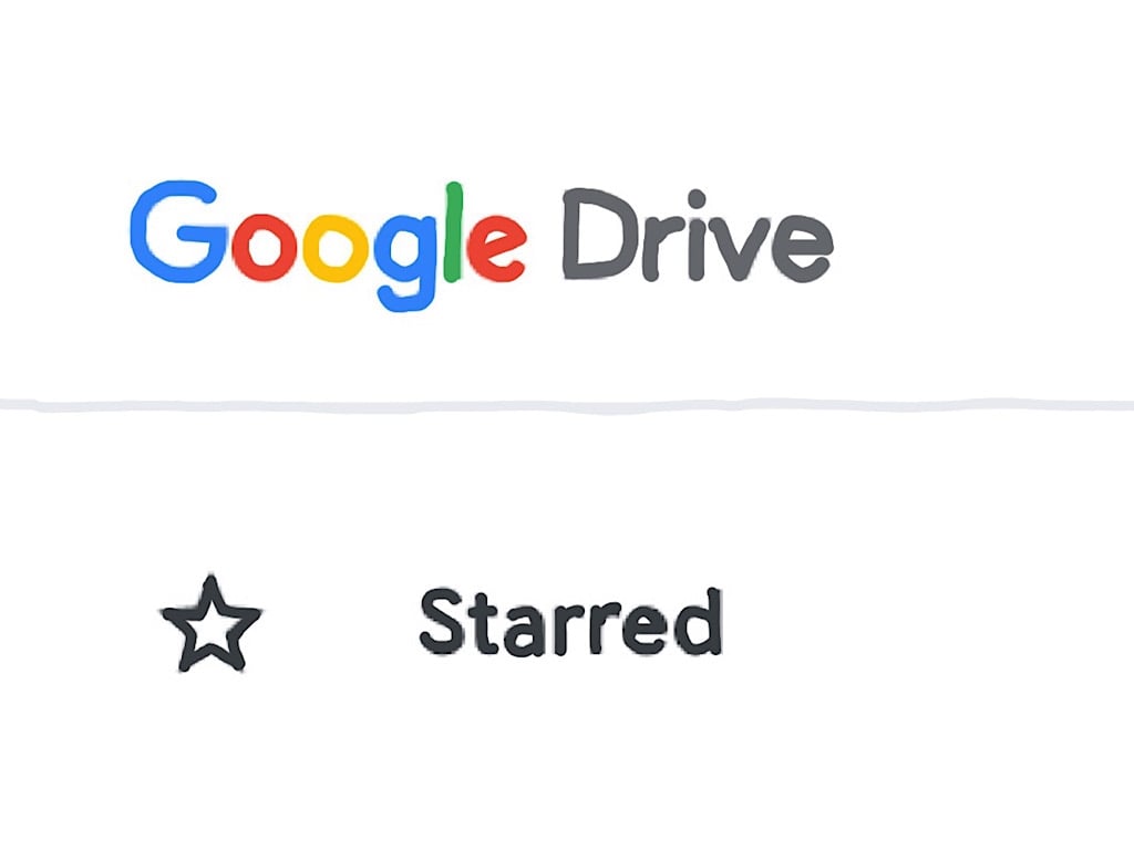 Quick tip: Star files on Google Drive