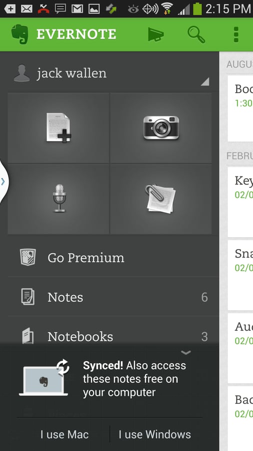 Evernote: A cheat sheet